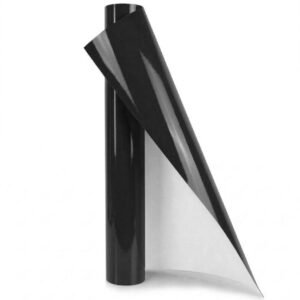 VINILE ADESIVO DA TAGLIO H. 61X50CM.NERO LUCIDO 3001 BOBINA